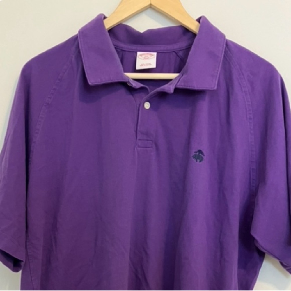 Brooks Brothers Purple Polo XXL Golf Preppy Casual Wear
